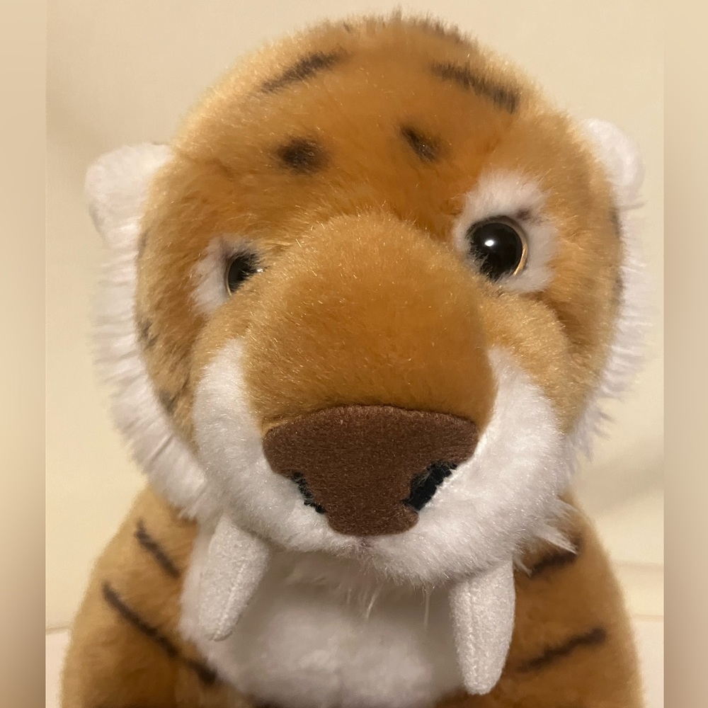 Build A Bear Sabertooth Tiger Plush Stuffed Animal